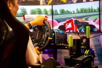 Volante de Carreras CAMMUS 15Nm Direct Drive DDWB Sim Simulator GT1 con Pedales LC100 para Juegos de PC