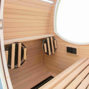 Sauna Eléctrica Infrarroja Portátil Moderna para una Persona con Control Remoto, Madera Sólida, Concentrador de Oxígeno Infrarrojo Lejano para la Salud - Product Image 2