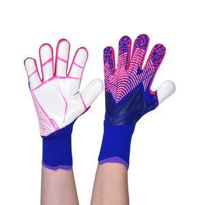 Gants de gardien de but en caoutchouc pour hommes, antidérapants, imperméables, à doigts complets, personnalisables, pour l'entraînement de football et les sports, vente en gros fabricant - Product Image 3