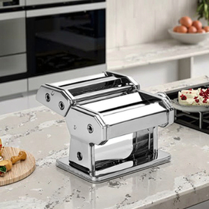 HF-150 HAIOU Machine à pâtes manuelle de haute qualité, rouleau à pâte, coupe-pâtes, chapati, pain, tortilla, dumpling, usage domestique - Product Image 3