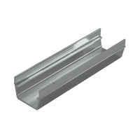 Profilé en aluminium en forme de C et en forme de U