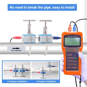 Trung Quốc biến khu vực cầm tay pin Powered siêu âm kẹp-on đo lưu lượng nước - Product Image 2