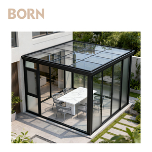 Sang Trọng Phong Cách Châu Âu Năng Lượng Hiệu Quả Nhôm Kính Mặt Trời Phòng Chờ Mặt Trời Vườn Nhà Mini Nhà Kính Cho Giải Trí Độc Quyền Nook - Product Image 4