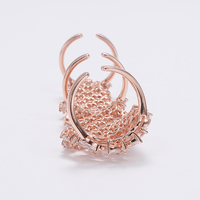 Bague à trois cercles en argent pour femmes, bijou féminin, créatif, de couleur or rose, anneau multi-cercle, pour mariage, nouvelle collection 2020