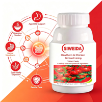 OEM Natural Espino Hierbas Tabletas Caramelo Molleja de Pollo Digestión Salud Intestinal Suplemento Dietético 100 Tabletas
