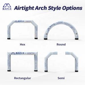 Arco de competición inflable para exteriores, personalizado, impermeable, de material Oxford, modelo inflable tipo payaso - Product Image 3