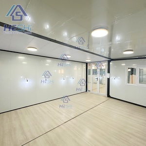 Casa Contenedor Moderna HeSHi de 20 Pies, Módulo de Vivienda Prefabricado con Estructura de Acero, Diseño Rectangular para Construcción de Viviendas Portátiles - Product Image 4