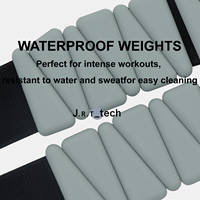 Accessoires de Pilates en gros, logo personnalisé, poids, bracelets de cheville, exercices, poids de cheville et de poignet réglables en silicone, portables