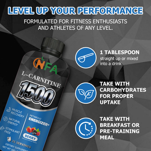 Carnitine liquide orale de haute qualité en gros pour OEM : favorise la récupération musculaire, stimule la production d'énergie naturelle et la motivation - Product Image 4