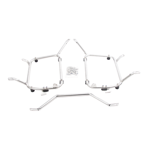 <span class=keywords><strong>MT09</strong></span> - Juego de Soportes de Acero Inoxidable Plateado para Portaequipajes Delantero de Motocicleta, Resistentes al Óxido - Product Image 2