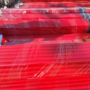 الرش النار الأحمر رسمت أنابيب الصلب مع طلاء مسحوق الإيبوكسي - Product Image 2
