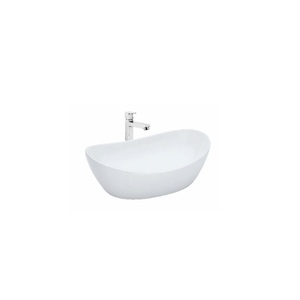 Indian Export Quality <b>Mini</b> Shallow <b>Table</b> Top Travertine Polished 9L Modern Wash Basin for Kitchen Application - Product Image 1