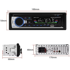 Reproductor <span class=keywords><strong>MP3</strong></span> <span class=keywords><strong>para</strong></span> Auto, Estéreo, 1 DIN, 2 USB, Radio <span class=keywords><strong>para</strong></span> Auto, Llamadas BT, Música, FM, Entrada Auxiliar, Receptor SD MMC WMA, Carga Rápida JSD-530 - Product Image 3