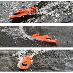 <b>RC</b> Speedboat V009 Waterproof Electric-Powered Amphibious Boat with 150m Remote <b>Control</b> Range Ready-to-Go for Ages 14+ - Product Image 3