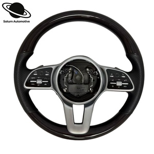 Schwarzes Holz-Lenkrad für Mercedes Benz W176 W177 W245 W246 W247 W202 W203 W204 W205 W211 W212 W213 W463 G63 E63 AMG <span class=keywords><strong>C218</strong></span> - Product Image 1