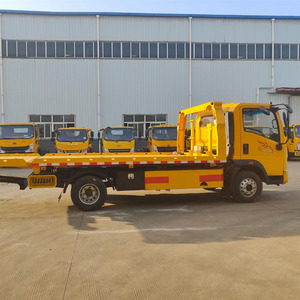 État à plat diesel de camion de dépanneuse avec la transmission manuelle BV de remorquage de sauvetage de récupération de recul d'ascenseur certifiée - Product Image 4