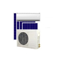 Climatiseur solaire hybride 2HP 12000-18000 BTU pour maison, système split hors réseau