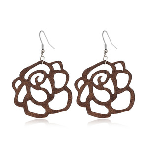 Pendientes <span class=keywords><strong>baratos</strong></span> para niñas, regalos <span class=keywords><strong>de</strong></span> joyería para mujeres, flor <span class=keywords><strong>de</strong></span> filigrana, <span class=keywords><strong>árbol</strong></span> <span class=keywords><strong>de</strong></span> <span class=keywords><strong>la</strong></span> <span class=keywords><strong>vida</strong></span>, mariposa, pendiente <span class=keywords><strong>de</strong></span> madera, logotipo geométrico personalizado, pendientes <span class=keywords><strong>de</strong></span> madera - Product Image 3