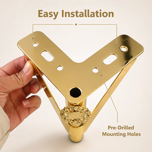Factory Price Bathroom Cabinet <strong>Legs</strong> Coffee Table Chair Sofa <strong>Legs</strong> Metal <strong>Gold</strong> <strong>Furniture</strong> <strong>Legs</strong> - Product Image 5