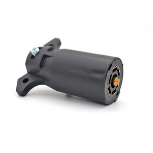 Bouchon <span class=keywords><strong>de</strong></span> lame <span class=keywords><strong>de</strong></span> <span class=keywords><strong>remorque</strong></span> à <span class=keywords><strong>7</strong></span> <span class=keywords><strong>broches</strong></span> <span class=keywords><strong>de</strong></span> style américain SAE J2863 Connecteur mâle rond pour RV Truck Tow Car RV - Product Image 3