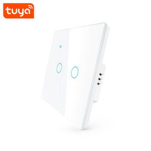 Interruptor de Luz Táctil WiFi Inteligente Tuya de 2 Canales para UE, Control Remoto, Funciona con <span class=keywords><strong>Alexa</strong></span>, Línea Neutra/Sin Línea Neutra Opcional PST-TY-E2 - Product Image 2