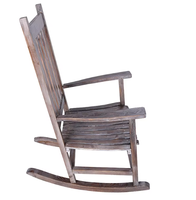 Nouvelle chaise à bascule moderne en cèdre pour usage intérieur et extérieur, siège confortable en bois naturel, bascule personnalisée