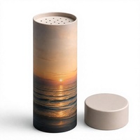 Urne funéraire écologique biodégradable pour cendres humaines, urne en carton pour dispersion dans l'eau de mer, commémorative