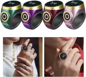 Venta al por mayor: Nuevo contador digital inteligente de tasbih para musulmanes, sencillo y portátil, con anillo de carga integrado. - Product Image 2