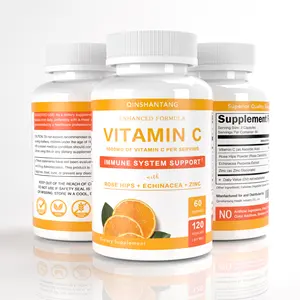 4-in-1 VIT C viên nang Collagen Vitamin C làm trắng Viên nang bổ sung Ascorbic Acid 1000mg Vitamin C viên nang