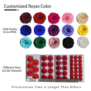 Lovebay – Fleurs éternelles de haute qualité dans un vase en travertin – Roses préservées longue durée dans un vase en pierre - Product Image 5