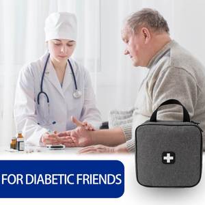 Large Insulin Cooler Travel Case Medication Cooler Bag with 4 Ice Packs Cooler Travel Case Diabetic Medication Organizer Bag - Product Image 5