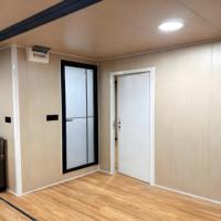 Maison mobile de luxe préfabriquée en conteneur extensible 20 pieds 40 pieds, design moderne du milieu du siècle, pour chambre, bureau à domicile