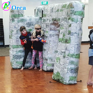 Mur gonflable coloré, flèche de marquage, aire de jeu gonflable, terrain de paintball, bunkers de camouflage, terrain de bataille gonflable - Product Image 1