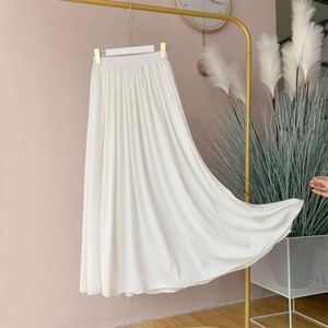 Jupe, jupe de doublure, sous-jupe Hanfu, jupe de base pour femme, demi-jupe transparente, anti-transparence, doublure intérieure, jupe à volants - Product Image 1