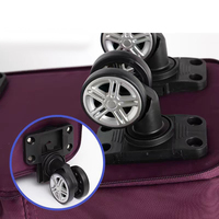 Sac polochon de voyage multi-roues de grande capacité sac de voyage courte distance femmes bagage pliable sac de voyage extensible double couche