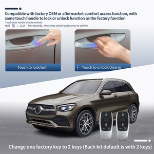 Système de clé intelligente EASYGUARD sans clé compatible avec BENZ FBS4 avec bouton de démarrage OEM (2014-) et accès confort (Comfort Access) - Product Image 5