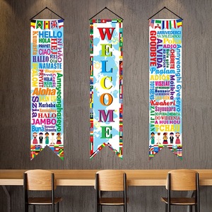 Banderas <span class=keywords><strong>de</strong></span> Boda Rojas con Doble Símbolo <span class=keywords><strong>de</strong></span> Felicidad para Decoración <span class=keywords><strong>de</strong></span> Puerta en Recepciones - Product Image 5