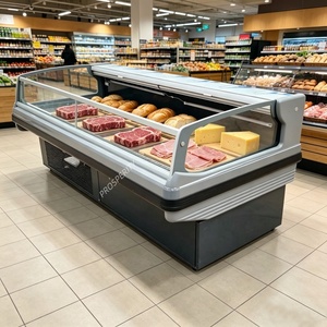 Congélateur commercial gris <span class=keywords><strong>de</strong></span> 1500 mm pour la présentation <span class=keywords><strong>de</strong></span> viande, idéal pour boucherie et supermarché - Product Image 4
