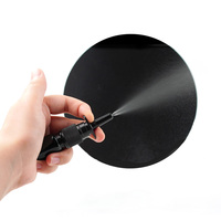 Flacon d'aromathérapie en verre noir rechargeable de 5 ml (0,17 oz) avec pulvérisateur nasal noir pour mélange DIY