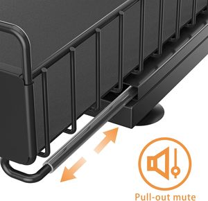 Estante de almacenamiento multiusos organizador de fregadero de cocina de 2 niveles ajustable alto para gabinete de baño de cocina - Product Image 6