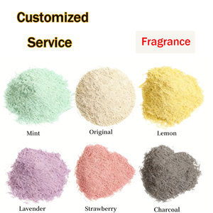 Areia para Gato Antibacteriana Branca de Mandioca Biodegradável à Base de Plantas com Sensação de Almofada Macia, Agregação Rápida e Fácil de Coletar - Product Image 6