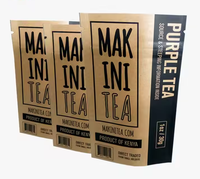 Logo personnalisé Sacs d'emballage en Sachet de Café Mini Sachet de Thé à 3 Côtés avec Encoche de Déchirure