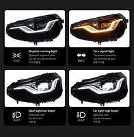 HETOP G42 M2 Scheinwerfer 2022-2026 2er-Serie Zweifarbiges Upgrade DRL Ikon-Style LED-Autoscheinwerfer Plug-and-Play Zubehör für BMW