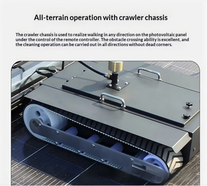 Robot de Limpieza Solar Fotovoltaica con Control Remoto, Equipo de Orugas para Estaciones de Energía Industriales y Comerciales - Product Image 2