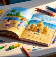Libro de Colorear para Niños Impreso a Todo Color en CMYK Personalizado con Encuadernación Perfecta y Tapa Dura