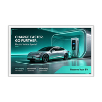 Écran publicitaire LCD mural ultra-fin, économe en énergie et respectueux de l'environnement, pour une utilisation prolongée