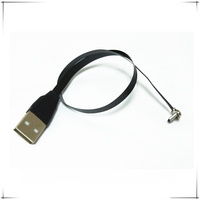 XAJA rechtwinkliges Flachband-Micro-USB 2.0-Kabel 90-Grad-Stecker-Stecker-Datenkabel