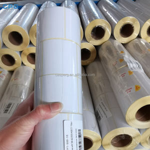 Thermal <b>Paper</b> Distributor Custom Wholesale Waterproof White Self-Adhesive Stickers Top Coated Thermal Shipping Labels Rolls - Product Image 3