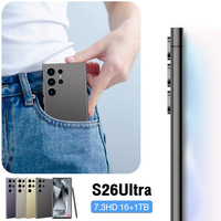 Popular S26 Ultra Deca Core 7800mAh 1TB 5G Smartphone S-Pen Pantalla Completa de 7.3 Pulgadas para Entretenimiento y Transmisión de Video