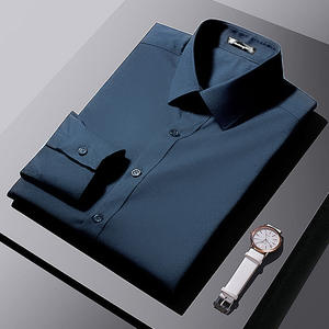 Camicia <span class=keywords><strong>da</strong></span> uomo a maniche lunghe MS-2401, elegante, formale, professionale, tinta unita. - Product Image 4